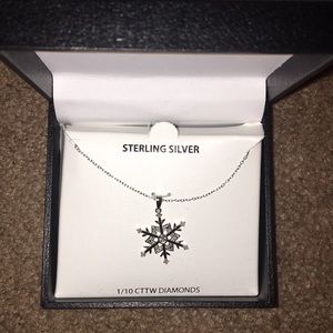 Sterling Silver Snowflake Necklace